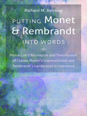 cover image of Putting Monet and Rembrandt into Words